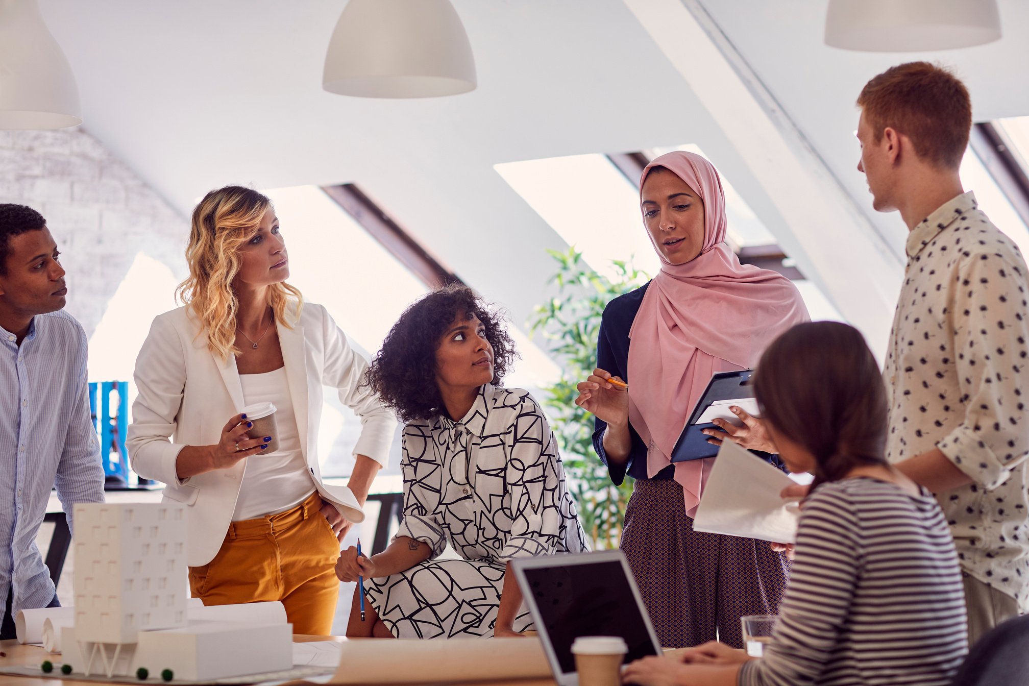 Diverse Business Team In The Office